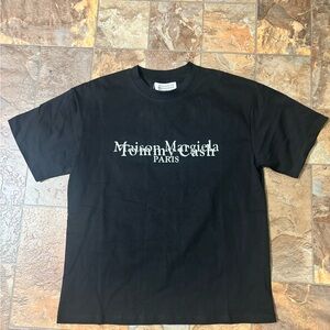 Maison Martin Margiela Black Graphic Tee